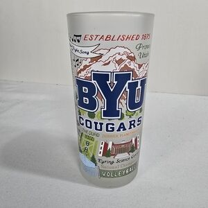 Catstudio BYU University Frosted Glass
